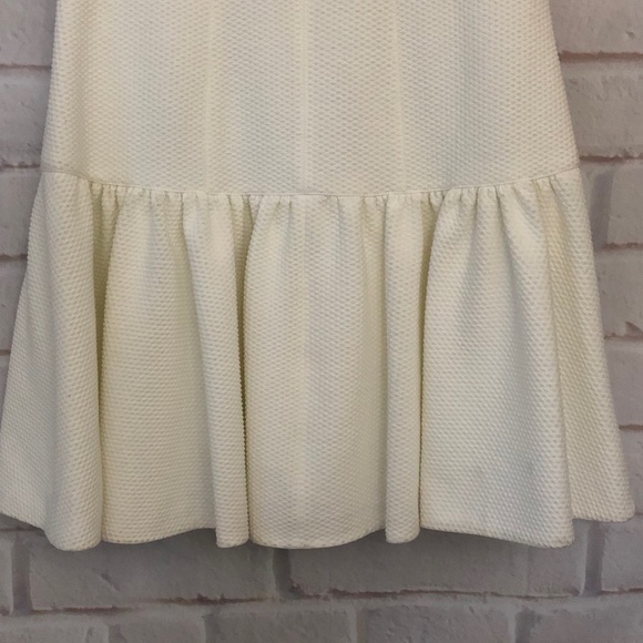 Rebecca Taylor Textured Dress. NWT.  Ivory Size 8 - Picture 6 of 13